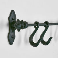 Cast Iron Wall Hanger with Hooks