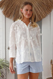 Cream Lucky Clover Blouse