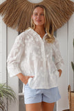 Cream Lucky Clover Blouse