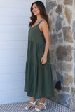 Lake Green Maxi Dress
