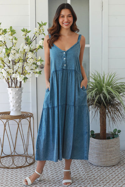 Blue Maxi Dress