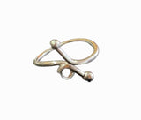 “Miso” silver plated ring