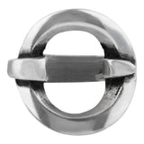 Silver plated ring “embrace” silver plated