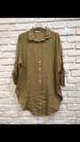 Italian Linen Rolled Sleeve shirt