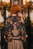 Kimono Heart of Gold Pixie Duster Crop Kimono w/ Sacred Heart