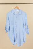 Italian Linen Rolled Sleeve shirt