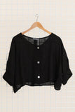 Linen Button up 3/4 sleeve