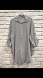 Italian Linen Rolled Sleeve shirt