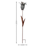 Metal Lily Garden Stake