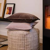 Evelyn Velvet Cushion Lilac