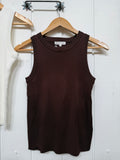 Little Lies Tank Top Brown