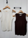 Little Lies Tank Top Brown