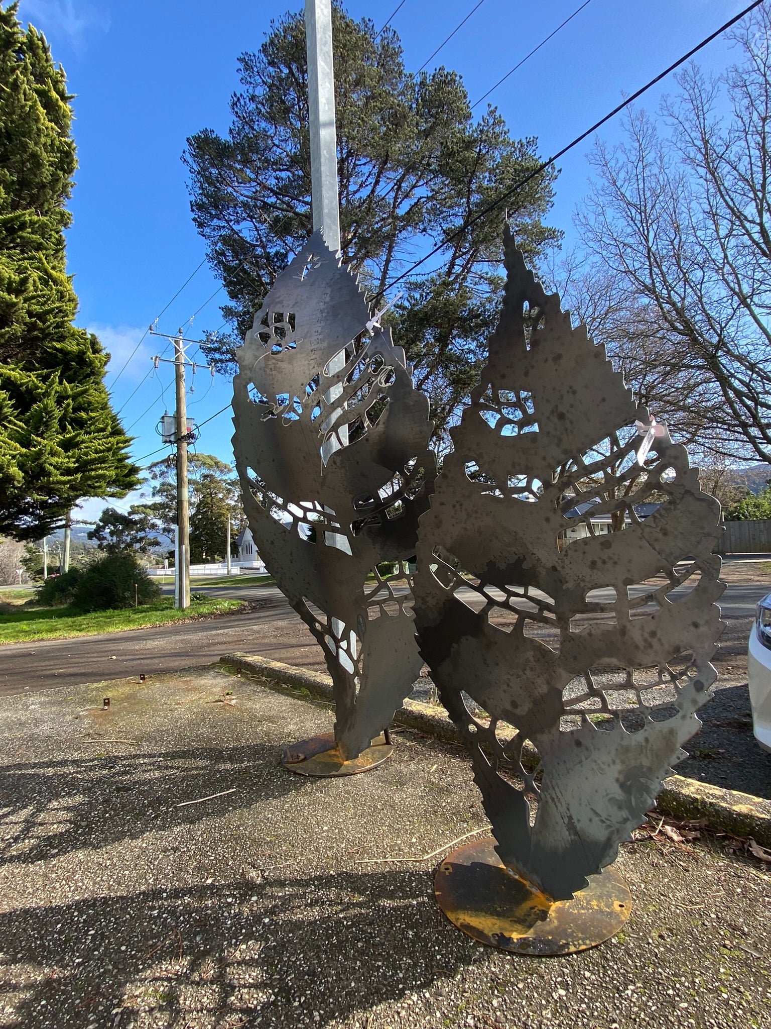 Skeleton Leaf Sculpture